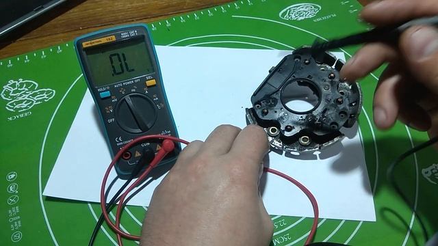 проверка диодного моста автомобильного генератора. checking the diode bridge of a car generator смотреть онлайн