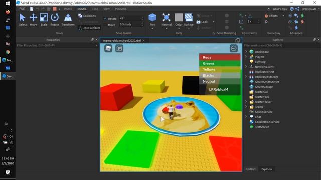 12. Как делать команды и спавны в Роблокс Студио 2020 teams spawn locations смотреть онлайн