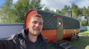 Кедровая баня для Гигантов. Модификация XL. Правильные спинки. Квадро Эксклюзив-СВ. Баня от Bochky