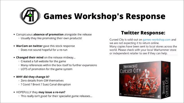 Cursed City Gone Forever? Games Workshop is having major issues... смотреть онлайн