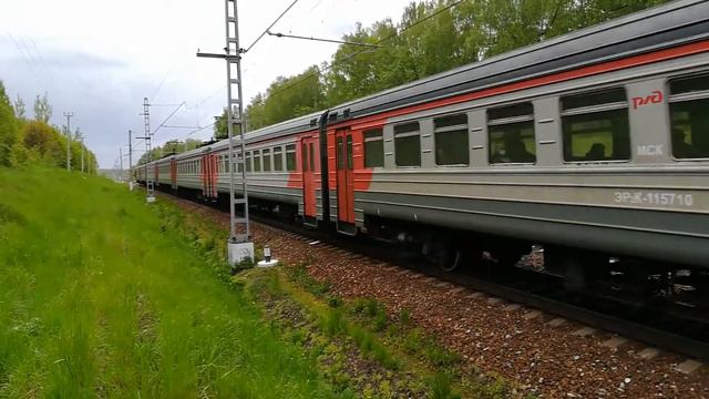 ЭР2К-1200 отправился от платформы "Авангард" смотреть онлайн