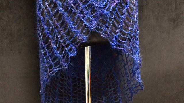 Накидка ажурная из козьего пуха НЦ-68 смотреть онлайн