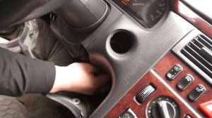 как снять замок зажигания Mercedes w210