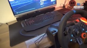 Игровой спортивный руль DRIVING FORCE LOGITECH G29. Распаковка и небольшой обзор.