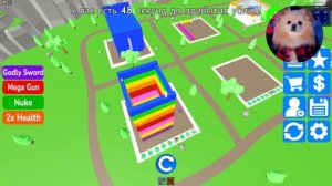 СТРОЮ РАДУЖНЫЙ ДОМ В РОБЛОКС ЧТОБЫ ВЫЖИТЬ ОТ МОНСТРИКОВ ROBLOX