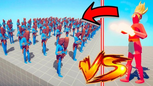 SUPER BOXER vs 100x UNITS | TABS - Totally Accurate Battle Simulator
