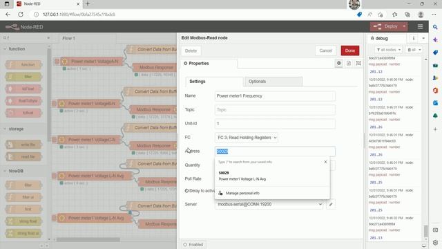 Read data from power to show on dashboard by using Node-Red Part-2 смотреть онлайн