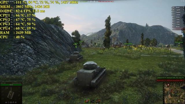 World Of Tanks | GTX 970 OC & i5 3570k OC 4,2GHz | 1080p Max Settings | FRAME-RATE TEST смотреть онлайн