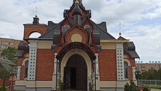 Александров.Железнодорожный вокзал и Храм Серафима Саровского смотреть онлайн