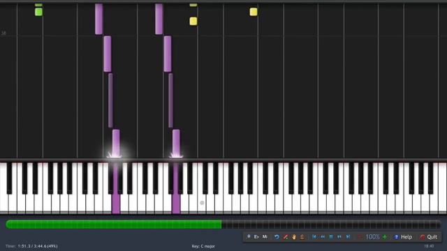 Rammstein - Spiel Mit Mir (♫) (Instrumental + Synthesia) смотреть онлайн