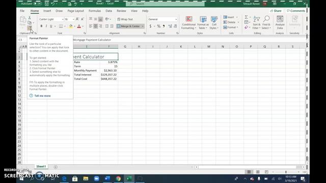 Excel Module 4 Mortgage Part 1 смотреть онлайн