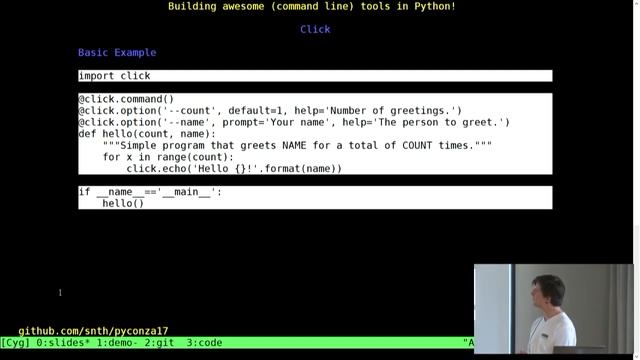 You suck at shell scripting: building awesome command line tools in Python for fun and profit! смотреть онлайн