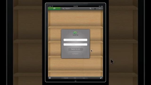 Wink E-Book Reader for iPad смотреть онлайн