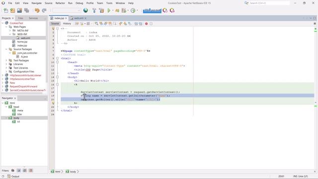 How to use Servlet Context смотреть онлайн