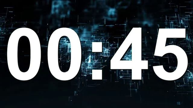 Electric - 1 minute 30 second Countdown - Timer with Music смотреть онлайн