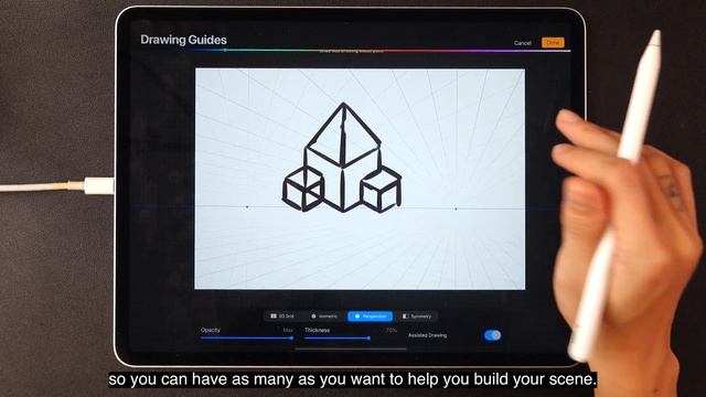 Ep. 24 | Procreate Drawing Guides - Grids, Perspective, Drawing Assist & Symmetry | Procreate Basic смотреть онлайн