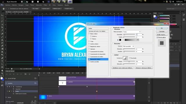 Tutorial - Como Crear una Intro (animacion) en Photoshop cs6 (PARTE 2) смотреть онлайн