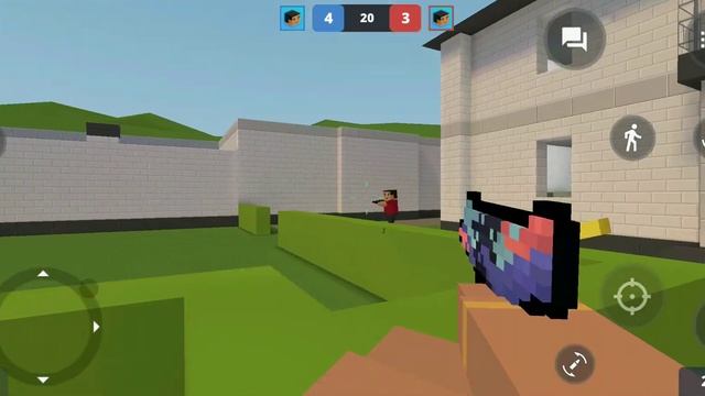 ДУЭЛЬ С ДРУГОМ В ИГРЕ Block Strike смотреть онлайн