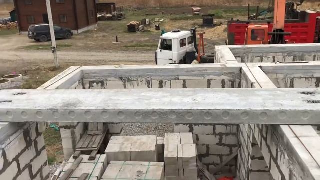 Укладка плит перекрытия смотреть онлайн