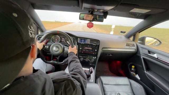 Landstraße mit dem Golf 7 GTI Performance Fahren ASMR Road ? смотреть онлайн