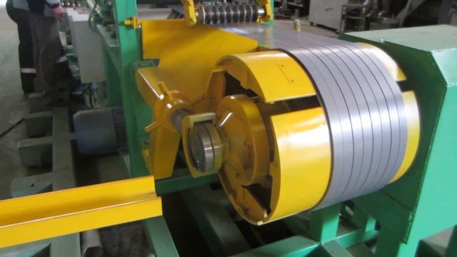 Линия резки электротехнической стали на ленту. смотреть онлайн
