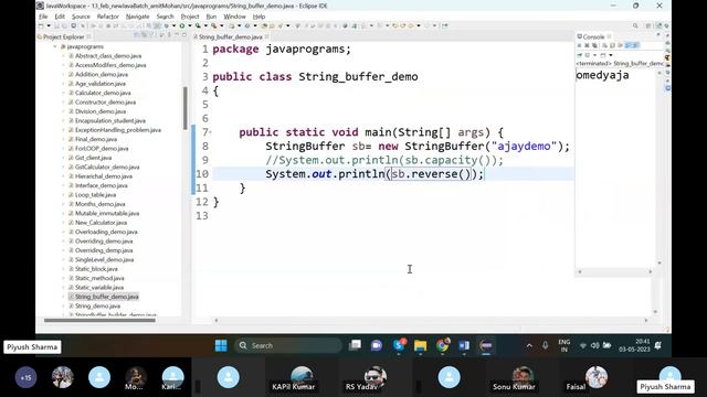 Java Class-40, Collection & Add element in ArrayList from excel sheet (4/5/2023) смотреть онлайн