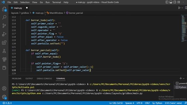 Curso PyQt6 - Creando una calculadora con QGridLayout Parte II. Video 09 смотреть онлайн