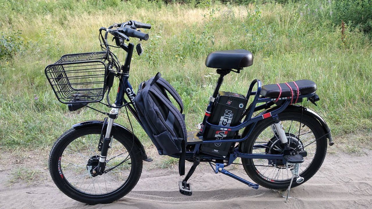 Электровелосипед Колхозник - первый выезд! смотреть онлайн