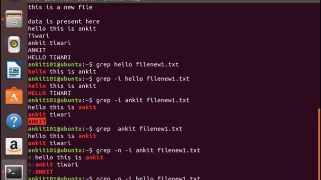Linux Command Line Interface - grep command in linux [in Hindi] смотреть онлайн