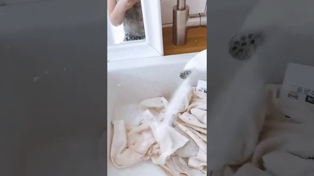 Мой способ сделать кухонные полотенца новенькими✨ смотреть онлайн