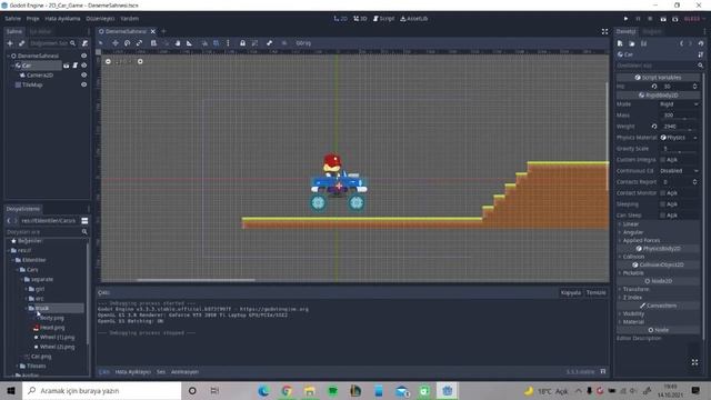 Godot Engine Ders 2 2D Car Game (Hill Climb Racing Benzeri) Araba Oyunu Basit Detaylı Bilgi Türkçe смотреть онлайн