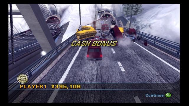 Burnout 3: Takedown Gold Medal Crash Mode, 067 - Snow Plough смотреть онлайн
