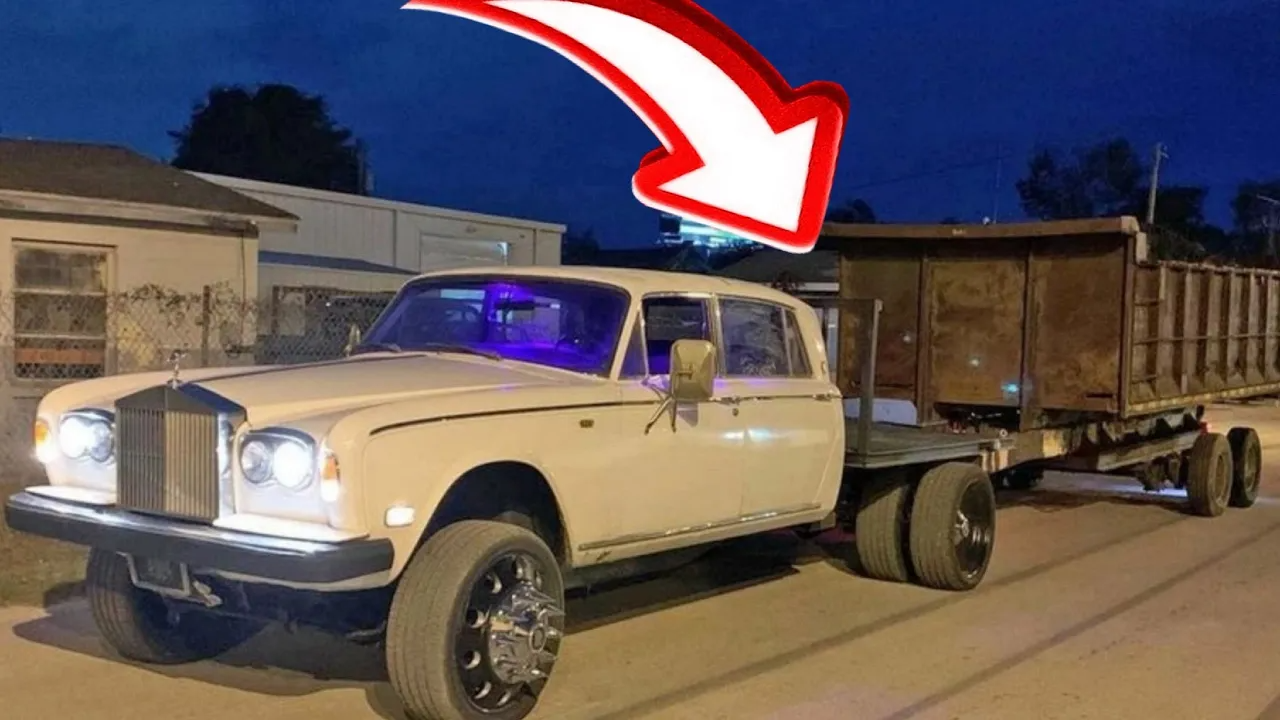 Необычные модификации и тюнинг автомобилей Роллс-Ройс (Rolls-Royce). смотреть онлайн