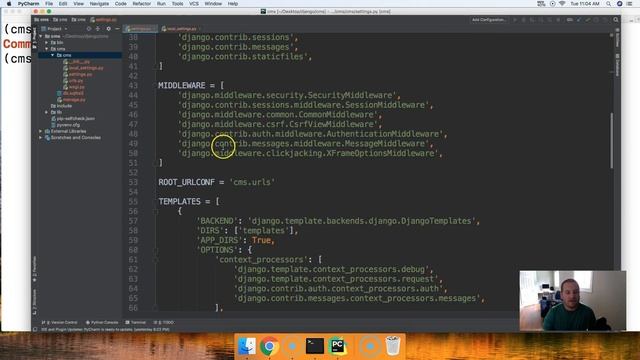 Django 2 Building A CMS: How To Create A Local Settings File