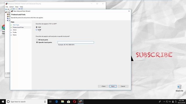 How to Open UDP Port in Windows 10 Firewall смотреть онлайн