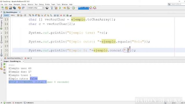 Clase String Java смотреть онлайн