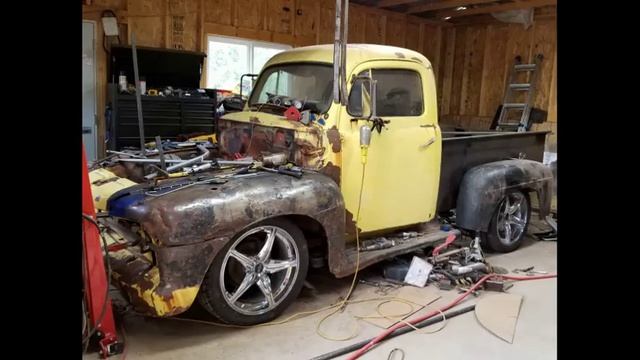 52 ford F3 build (part 17) fender widening and nose stretch смотреть онлайн
