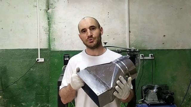 Переход с прямоугольного сечения на круглое смотреть онлайн