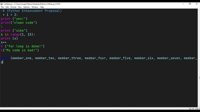Python Tutorial #10: PEP-8! смотреть онлайн
