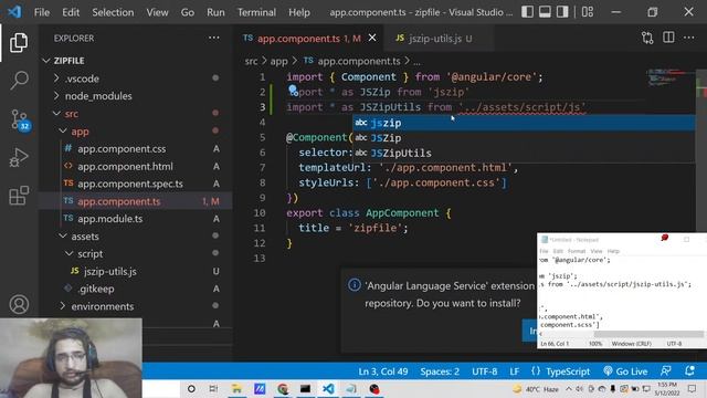 Angular 13 JSZip Example to Download & Compress Multiple Files into a ZIP File in TypeScript смотреть онлайн