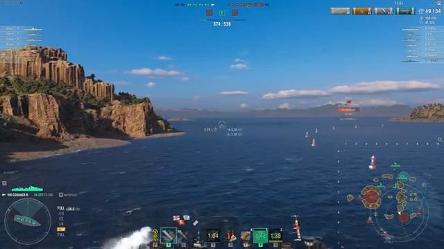 World of Warships -- Ranked with the "Cossack B", First Time Destroyer this Season (Replay) смотреть онлайн