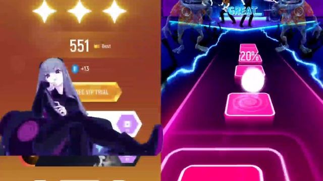 2 phut Hơn Vs Crazy Frog Tiles Hop Music Game смотреть онлайн