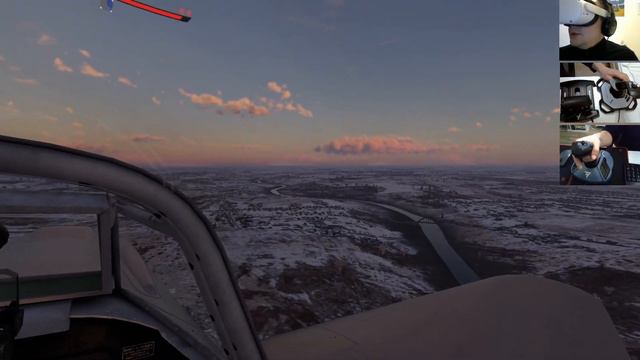 Бой на Як-9П в СБ режиме в War Thunder, VR. смотреть онлайн