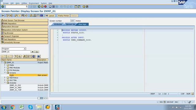 SAP Module Pool Programming with radio button, check box and list box (drop down values ) смотреть онлайн