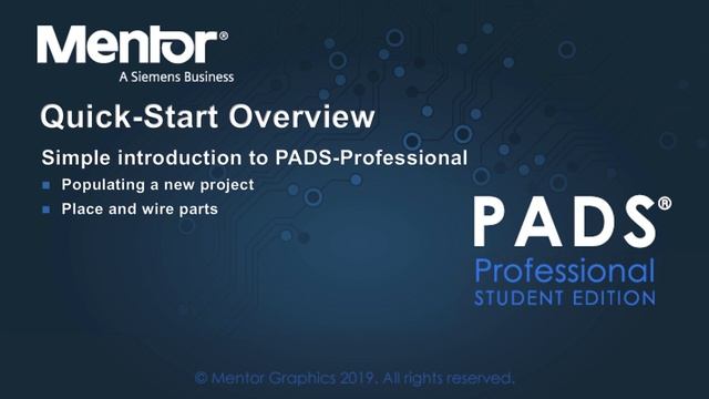 PADS Professional Student Edition Quick Start смотреть онлайн