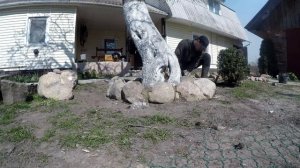 Как сделать клумбу из камня своими руками