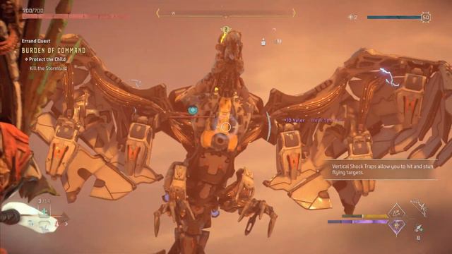 Burden Of Command Stormbrid & Thunderjaw Boss Fight Horizon Forbidden West Update 1.12 PS5 Gameplay смотреть онлайн