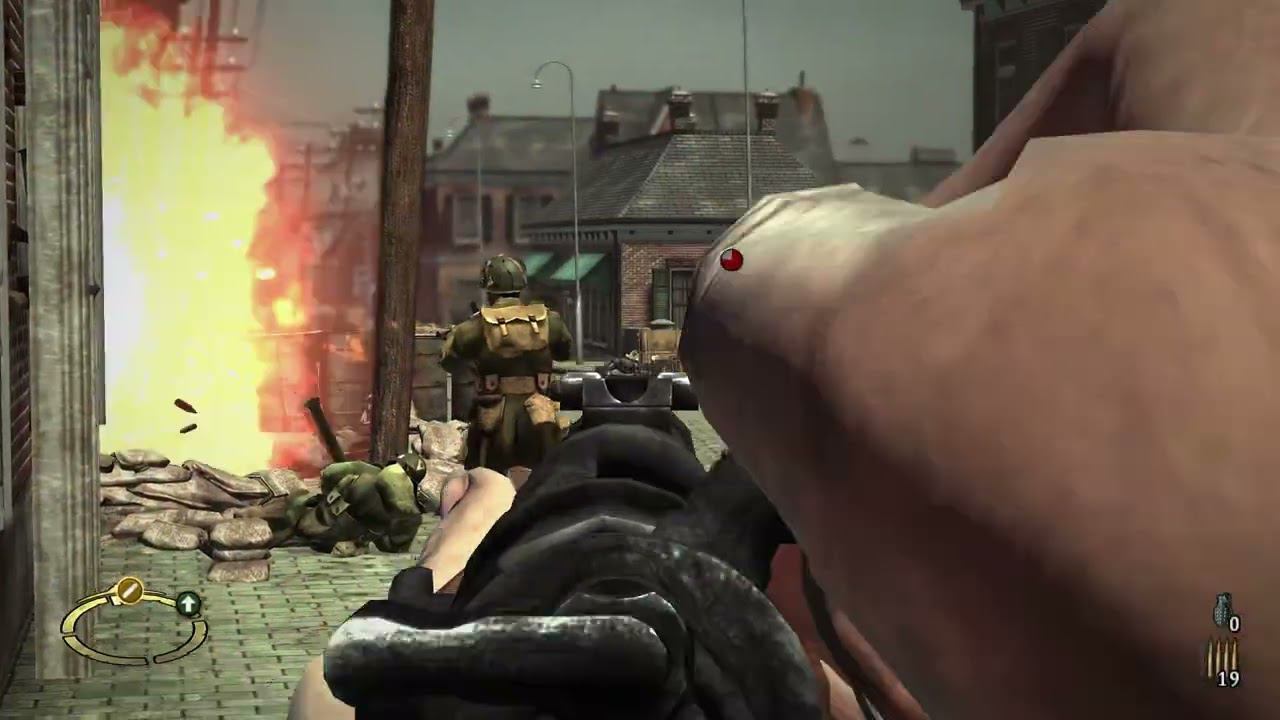 Brothers in Arms. Hells Highway 32 часть Уничтожить 88-мм орудие на Клостердреф смотреть онлайн