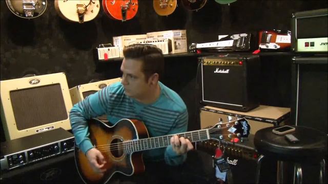 Washburn EA15 Acoustic Electric Demo