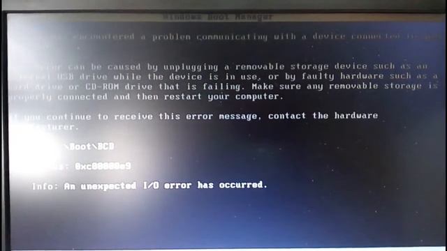 windows has a encountered communicating with a device error 0xc00000e9 l How to FIX Error 0xc00000e смотреть онлайн